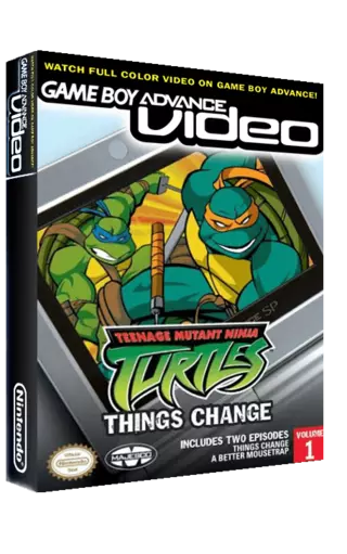 jeu Game Boy Advance Video - Teenage Mutant Ninja Turtles - Things Change